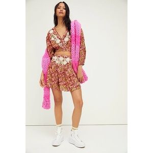 Free People Nyomi Embroidered Set